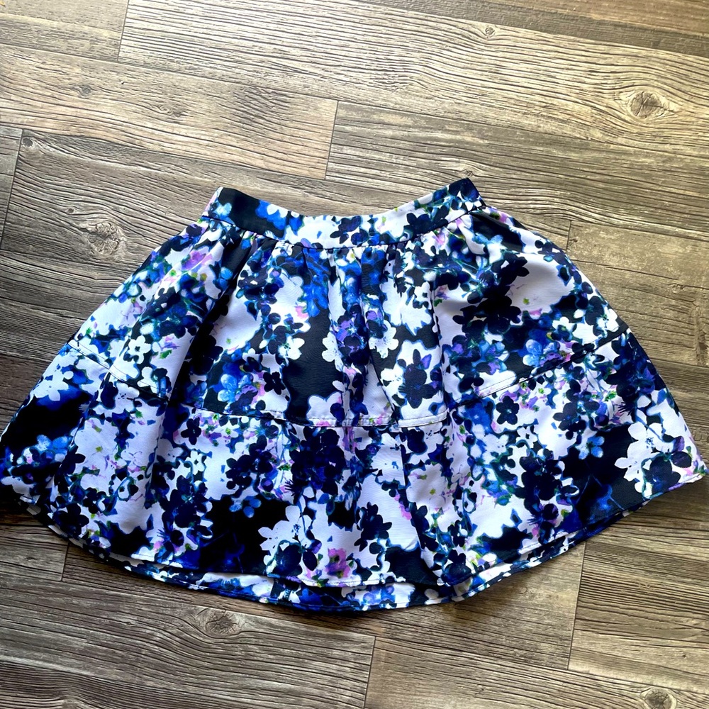 Express Womens Floral Evening Skirt